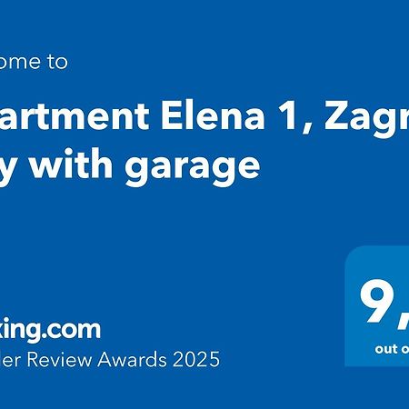 Apartment Elena 1, Zagreb City With Garage Εξωτερικό φωτογραφία